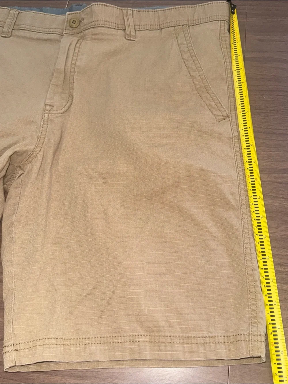 Weather Proof Flex Shorts Mens *40 Khaki Utility Trail Outdoor Hiking Ripstop